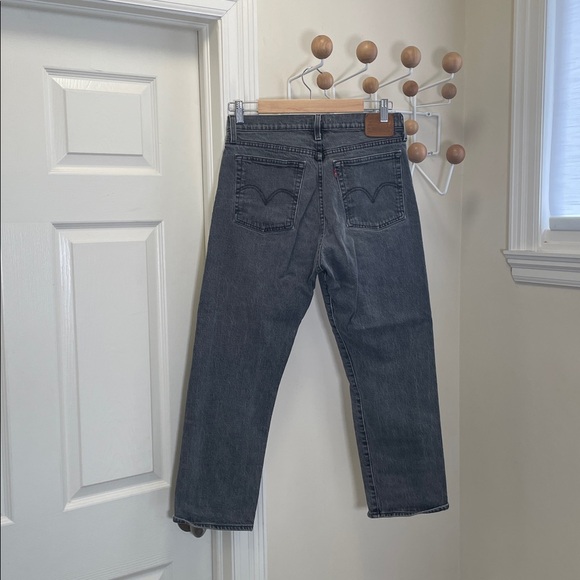 Levi's - Wedgie Straight Denim Jeans - Light Black - 30x26 - Picture 5 of 14